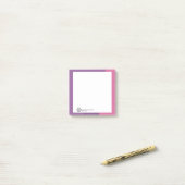 Minimale persoonlijke zakelijke Logo Post-it® Notes (Op bureau)