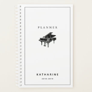 Minimale Piano White Planner