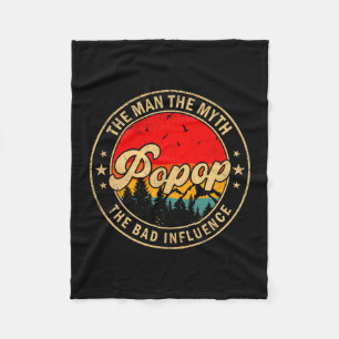 Minimale Popop Man Mythe Slechte Invloed Fleece Deken