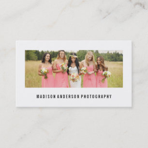 Minimale portret Visitekaartjes voor fotografie