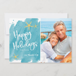 Minimale Prettige feestdagen voor elke Waterverf