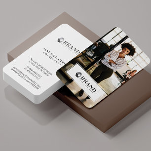 Minimale professionele foto's en uw Logo Visitekaartje