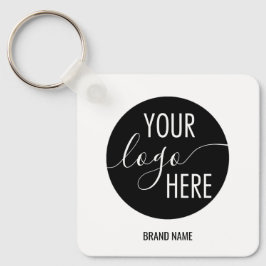 Minimale professionele Logo QR-code Sleutelhanger