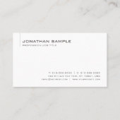 Minimale professionele Sjabloon met hoge kwaliteit Visitekaartje (Achterkant)