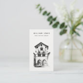 Minimale QR-code voor Real Estate Agent - Sociale  Visitekaartje (Staand voorkant)