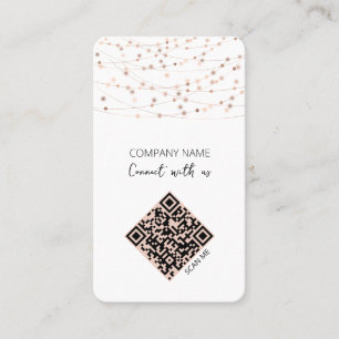Minimale QR-code voor verbinding met ons Visitekaartje