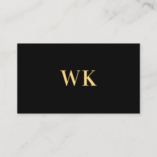 Minimale QR-code zwart goud Visitekaartje (Voorkant)