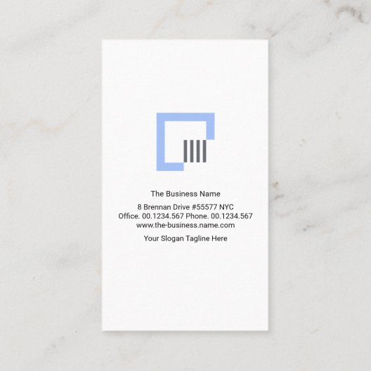 Minimale Red Lines Dot Structural Engineering Visitekaartje (Achterkant)