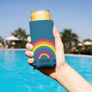 Minimale Regenboog Boog Moderne Kleurrijke Uitspra