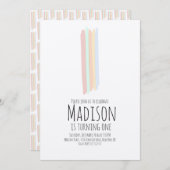 Minimale regenboogslag eerste geboorte, bijtende kaart (Voorkant / Achterkant)