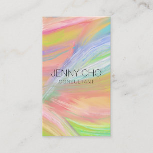 Minimale regenboogverf QR-code Sociale pictogramme Visitekaartje