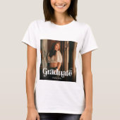 Minimale  Retro Proud Mam Afstuderen T-shirt (Voorkant)