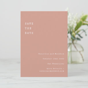 Minimale Retro Typemachine Lettertype Trouw Stof R Save The Date