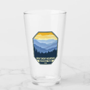 Minimale retro van het nationaal park Great Smoky Glas