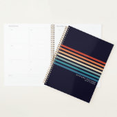 Minimale retrorstripes planner (Display)