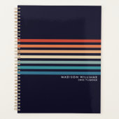 Minimale retrorstripes planner (Voorkant)