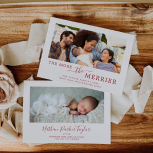 Minimale Rood meer de aankondiging van de Merrier 