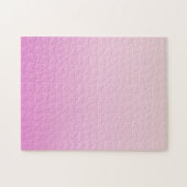 Minimale roze doorloopgradiënt legpuzzel (Horizontaal)