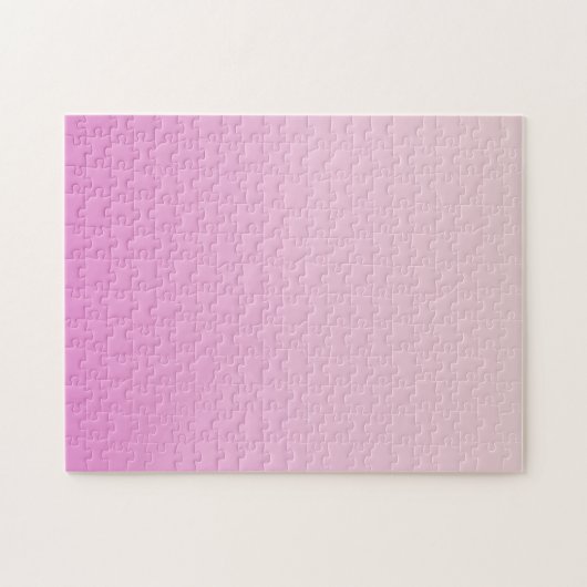 Minimale roze doorloopgradiënt legpuzzel (Horizontaal)