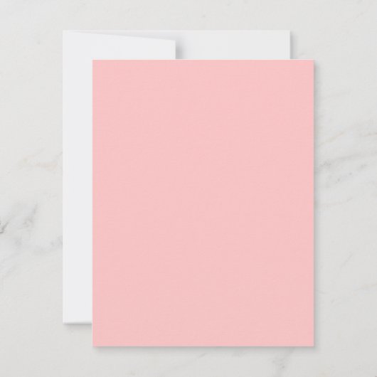 Minimale Roze Fuchsia Magenta Trouwplaats Kaarten (Achterkant)