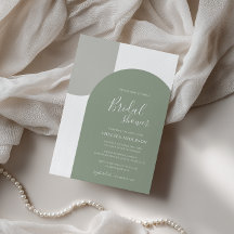 Minimale Rustieke Saliegroene Boog Boho Bruidsborr