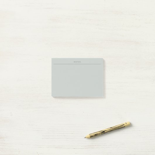 Minimale Sage Green Memo Planner Post-it Post-it® Notes (Op bureau)
