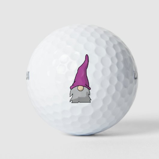 Minimale Scandinavische gnome Golfballen (Voorkant)