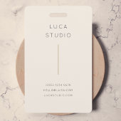 Minimale Schone Eenvoudige Moderne QR Code Goud en Badge