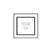 Minimale, schone ontwerpvereisten 	rubberstempel (Afrduk)