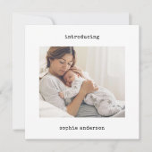 Minimale schrijfmachine | Aankondiging van de foto (Voorkant)