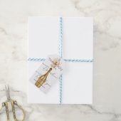 Minimale Script Brunch en Bubble Gift Labels Cadeaulabel (Met Touw)