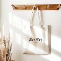 Minimale Script Calligrafie Ivoor Crème Chic Moder