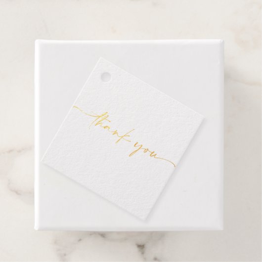 Minimale Script ELLE Bedankjes Labels (Met doos)