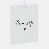Minimale script hart rijveilig auto ornament (Voorkant Rechts)