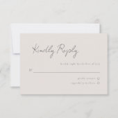 Minimale Script Rsvp (Voorkant)