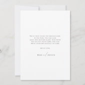 Minimale scriptplatte foto met dank aan uw kaart (Achterkant)