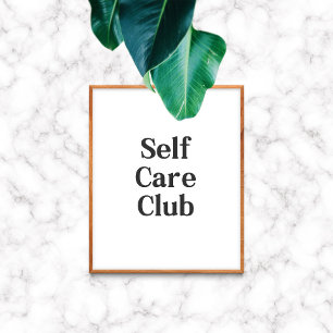 Minimale Self Care Club Poster