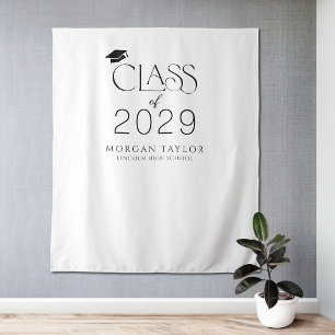 Minimale sierlijke elegantie klasse van 2025 Afstu Wandkleed