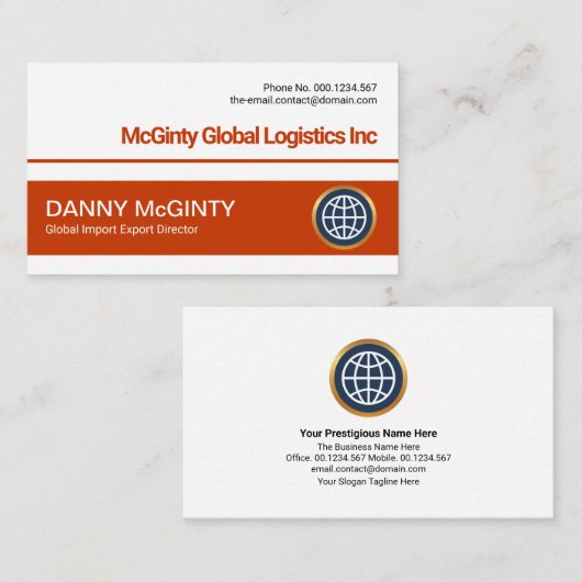 Minimale Simple Line Block Layers CEO Founder  Visitekaartje (Voorkant / Achterkant)