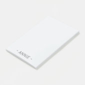 Minimale sneeuwwitstraal 4 x 6 inch post-it® notes (Schuin)