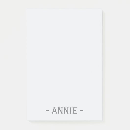 Minimale sneeuwwitstraal 4 x 6 inch post-it® notes (Voorkant)