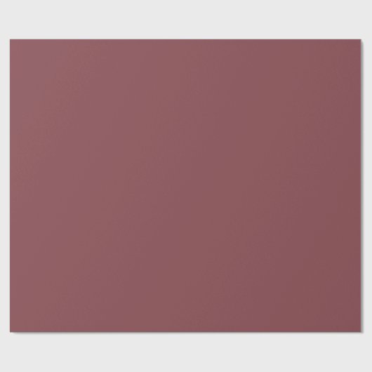 Minimale Solid Copper Rust Plain Cadeaupapier (Vlak)