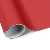 Minimale Solid Unicolor Red Cadeaupapier (Rol Hoek)