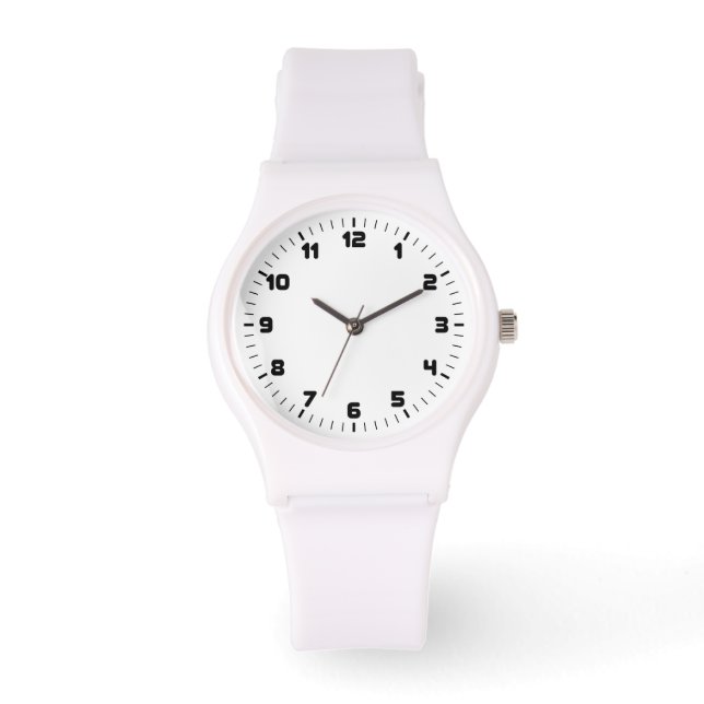 Minimale sportcontrole horloge (Voorkant)