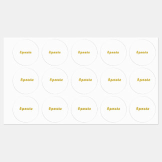 Minimale sportmodus labels