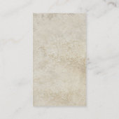 Minimale stenen muur in moderne Professional Visitekaartje (Achterkant)