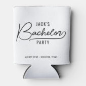 Minimale stijlvolle huwelijksfeest cadeaus blikjeskoeler (Voorkant)