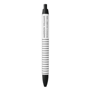 Minimale stijlvolle, moderne zwarte inktpen inkt pen