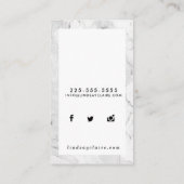 Minimale stijlvolle Visitekaartjes (Achterkant)