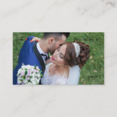 Minimale stijlvolle Visitekaartjes voor videobeeld (Achterkant)